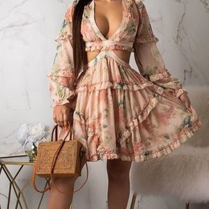 Floral skater dress